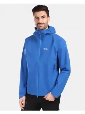 Moška hardshell jakna KILPI HURRICANE-M 1M0103KI TEMNO MODRA