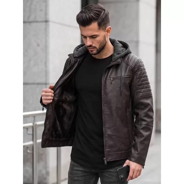  Moška jakna DSTREET TX5142 RJAVA 