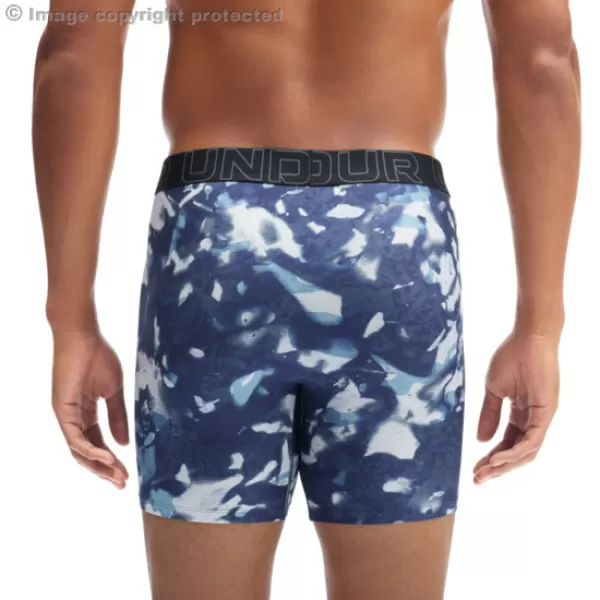  Moške boksarice UNDER ARMOUR UA PERFORMANCE TECH - SOLID 6 -3PK 1383879-408 MODRA 