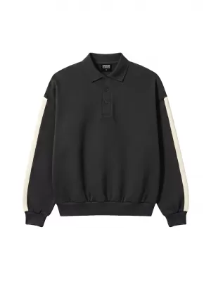 Moška majica s kratkimi rokavi z ovratnikom URBAN CLASSICS TB8595-00007 ČRNA