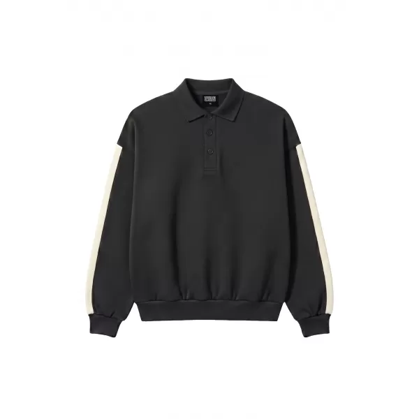  Moška majica s kratkimi rokavi z ovratnikom URBAN CLASSICS TB8595-00007 ČRNA 