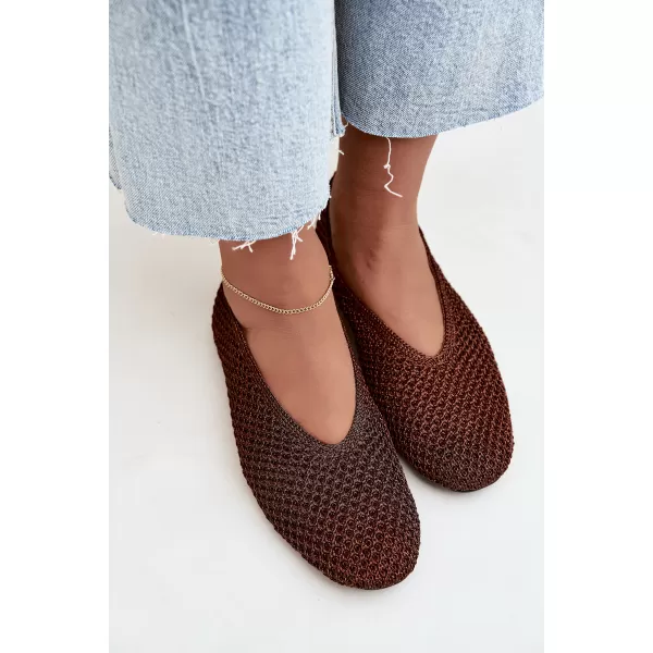  Ženske balerinke BOTO CH956 KAKI 