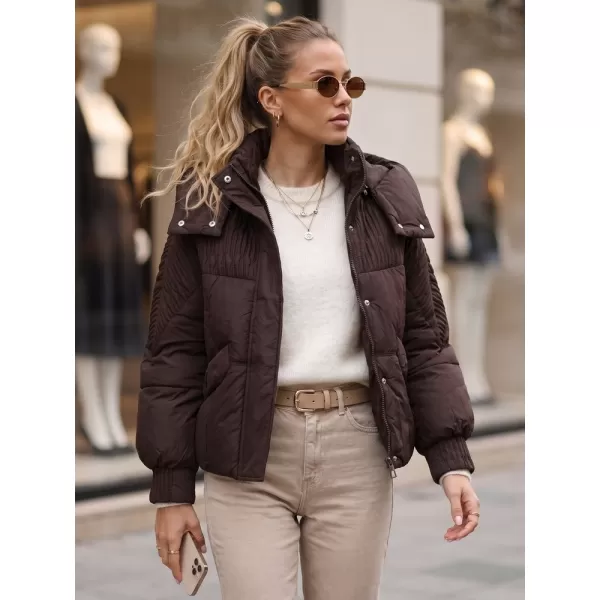 Ženska jakna DSTREET TY6039 RJAVA 