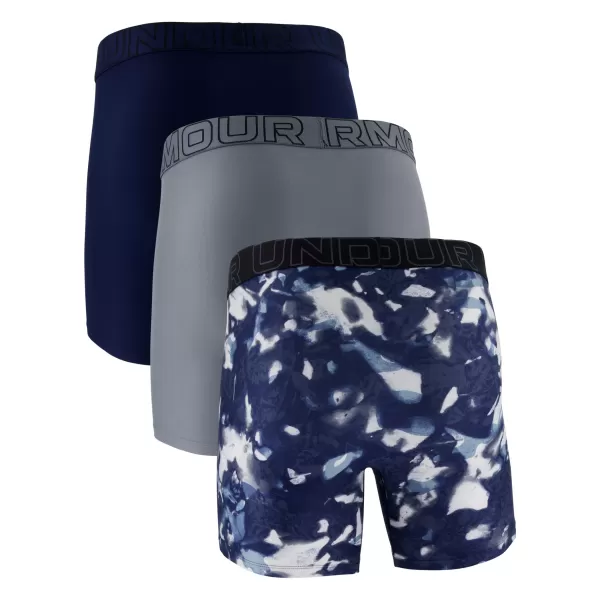  Moške boksarice UNDER ARMOUR UA PERFORMANCE TECH - SOLID 6 -3PK 1383879-408 MODRA 