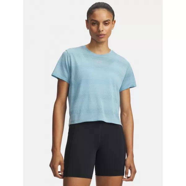  Ženska majica s kratkimi rokavi UNDER ARMOUR VELOCITI SHORTSLEEVE 6009540-425 MODRA 