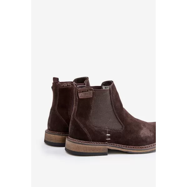  Moški gležnarji BIG STAR SHOES OO174155 RJAVA/BEŽ 