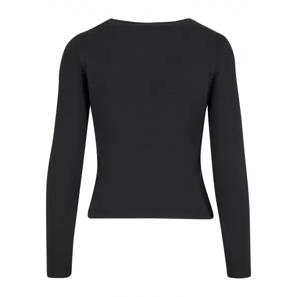  Ženska majica s kratkimi rokavi URBAN CLASSICS TB7786 ČRNA 