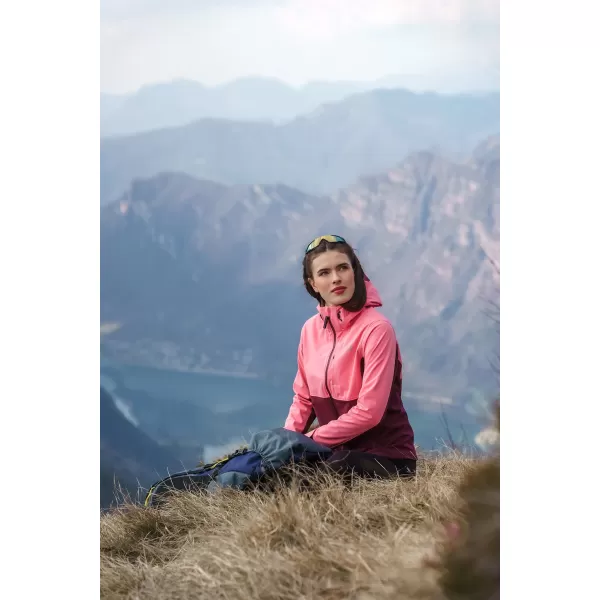  Ženska softshell jakna NORDBLANC BLINK NBSSL8320 ROZA 