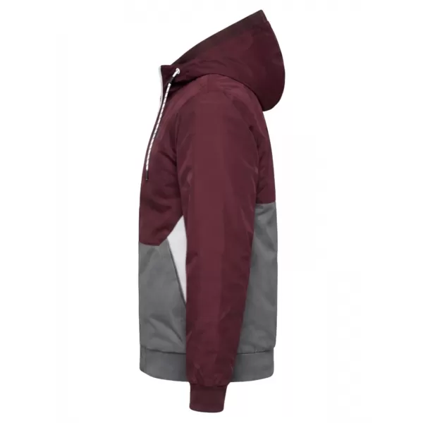  Moška jakna OMBRE C584 BORDO IN SIVA 