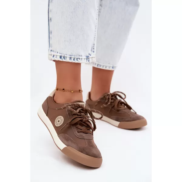  Ženske superge BIG STAR SHOES UU274002 RJAVA/BEŽ 