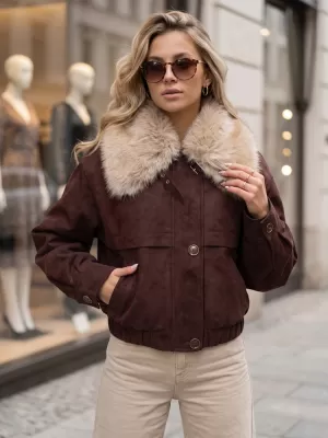 Ženska jakna DSTREET TY5696 KLARET