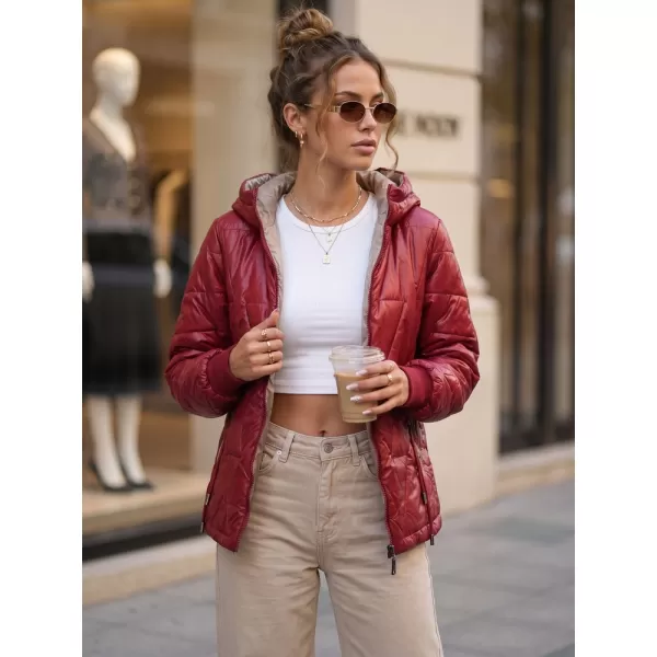  Ženska jakna DSTREET TY5785 BORDO 