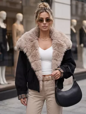 Ženska jakna DSTREET TY5842 ČRNA