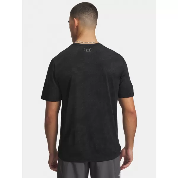  Moška majica s kratkimi rokavi UNDER ARMOUR TECH VENT JCQRD SS 1390047-001 ČRNA 
