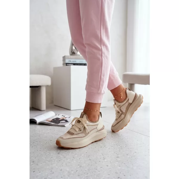  Ženski čevlji BIG STAR SHOES TT274571 BEŽ 