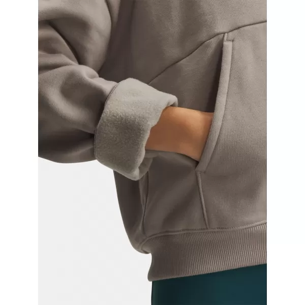  Ženski pulover UNDER ARMOUR ICON FLEECE HZ HOODIE 6012843-203 RJAVA 