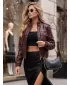 Ženska jakna DSTREET TY5873 KLARET