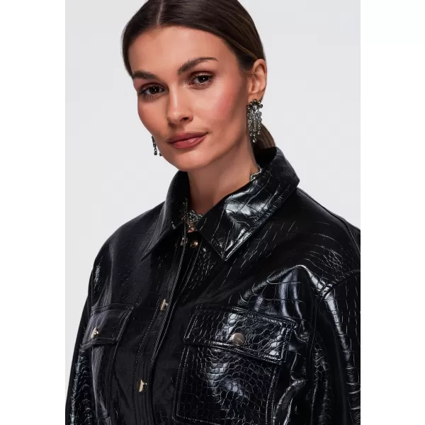  Ženska jakna OMBRE OW-JAFL-0141 ČRNA 
