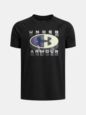 Fantovska majica s kratkimi rokavi UNDER ARMOUR B TECH GRAPHIC SS 6009615-001 ČRNA