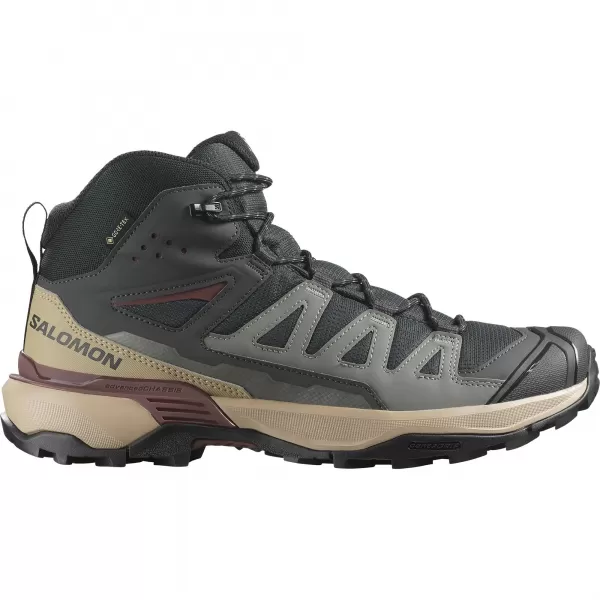  Moški čevlji SALOMON X ULTRA 360 MID GORE-TEX L47743300 FANTOM/DESERT TAN/RUM ROZINE 