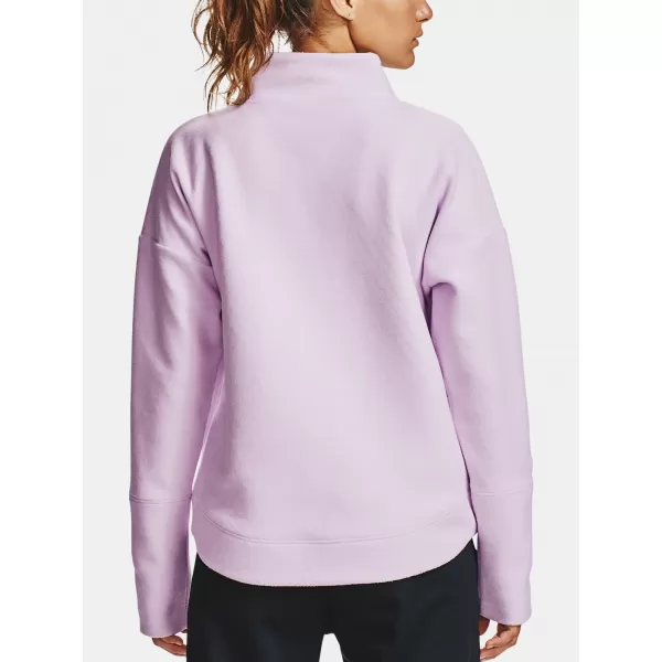  Ženski pulover UNDER ARMOUR RECOVER FLEECE WRAP NECK 1356347-570 VIJOLIČNA 