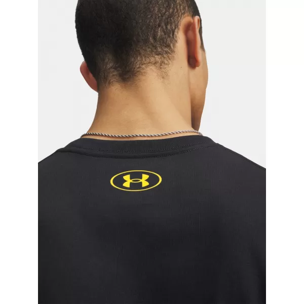  Moška majica s kratkimi rokavi UNDER ARMOUR M VARSITY CREST SS 6009249-001 ČRNA 