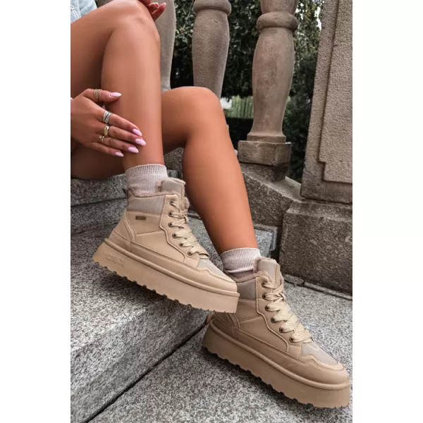  Ženski snežaki BIG STAR SHOES UU274166 BEŽ 