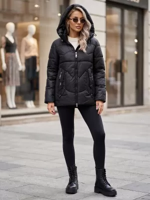 Ženska jakna DSTREET TY5936 ČRNA