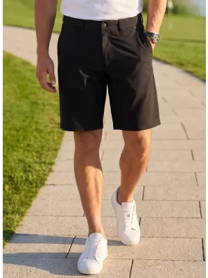 Moške kratke hlače ALTISPORT ATS SHORT CLASSIC-FIT 9 ČRNA