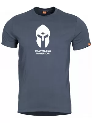 Moška majica s kratkimi rokavi PENTAGON AGERON SPARTAN HELMET K09012-SH-76 OGLJENO MODRA