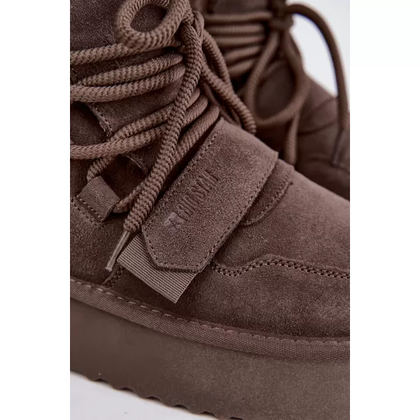  Ženski čevlji BIG STAR SHOES UU274315 RJAVE/BEŽ SENCE 