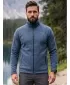 Moški pulover iz mikro flisa MALFINI FACTOR 852 TEMNI DENIM POUDARKI