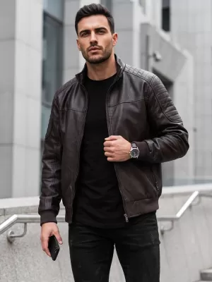 Moška jakna DSTREET TX5140 RJAVA