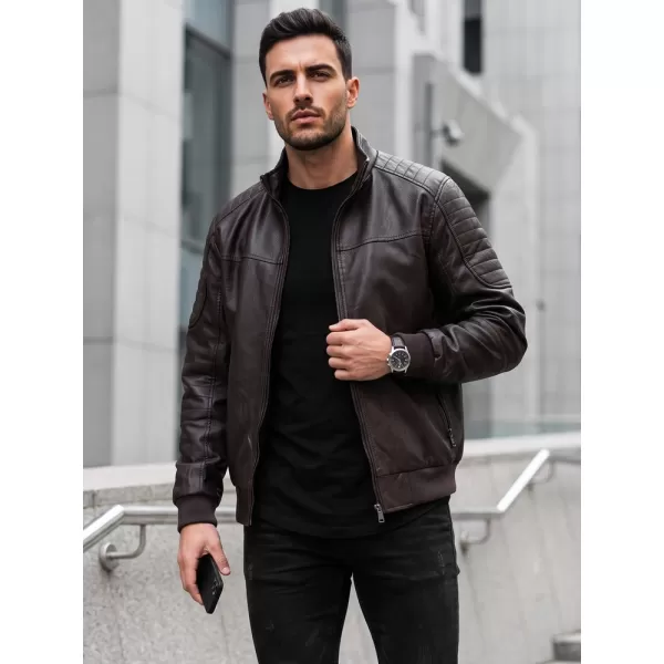  Moška jakna DSTREET TX5140 RJAVA 