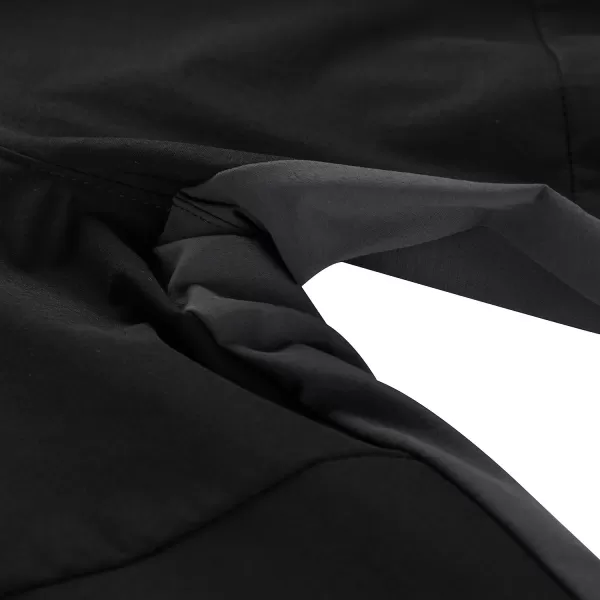  Ženske softshell hlače ALPINE PRO AKANA 3 ČRNA 