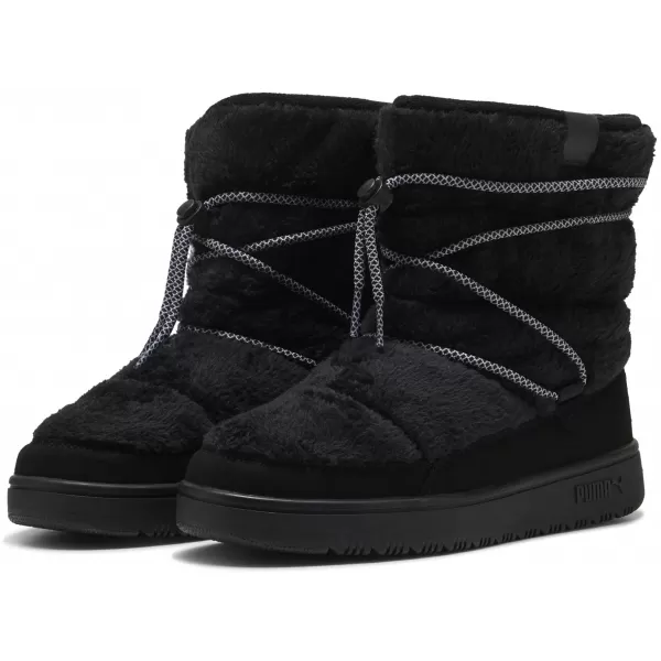  Ženski čevlji PUMA SNOWBAE SUEDE WNS 40217501 PUMA BLACK/FLAT TEMNO SIVA 