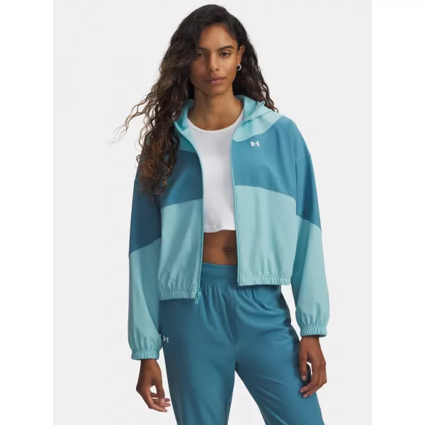  Ženska jakna UNDER ARMOUR RIVAL WOVEN JKT HD 6004849-425 MODRA 