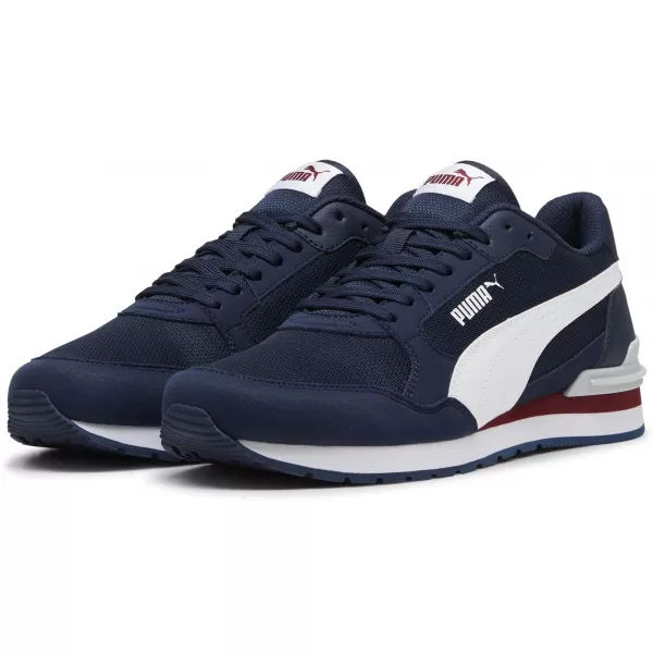  Škornji PUMA ST RUNNER V4 MESH 39966602 CLUB NAVY/ CLUB MORNARSKO/PUMA BELA/TEAM REGAL RDEČA/PLATINASTO SIVA 