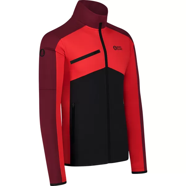  Moški powerfleece pulover NORDBLANC CUSP NBSFM8334 RDEČA 