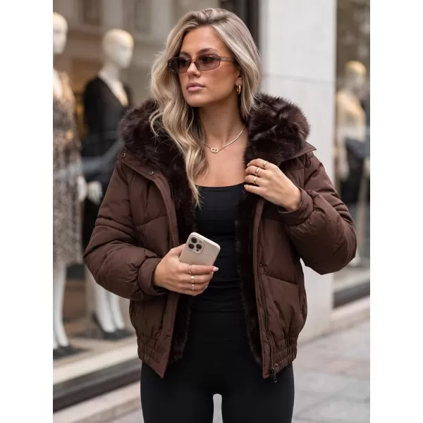  Ženska jakna DSTREET TY6006 RJAVA 