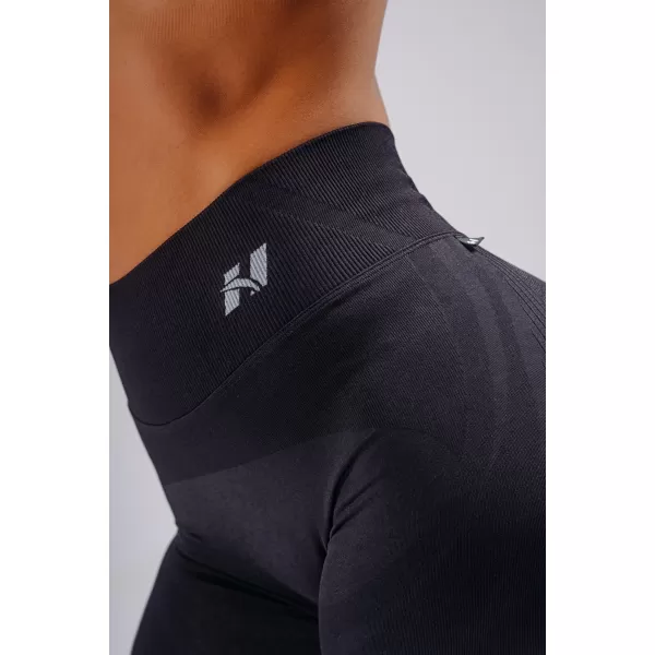  Ekstra kratke hlače na push-up NEBBIA PRIMAL 857 ČRNA 