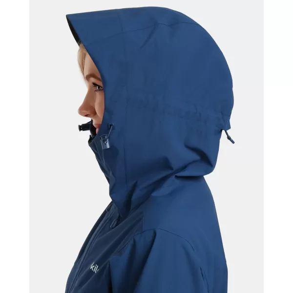  Ženska hardshell jakna KILPI MONTANA-W 1L0102KI TEMNO MODRA 