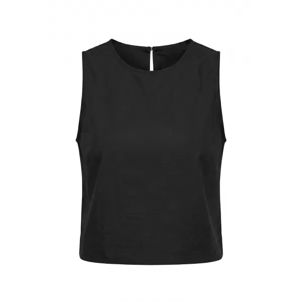  Ženski top URBAN CLASSICS TB8280-00007 ČRNA 