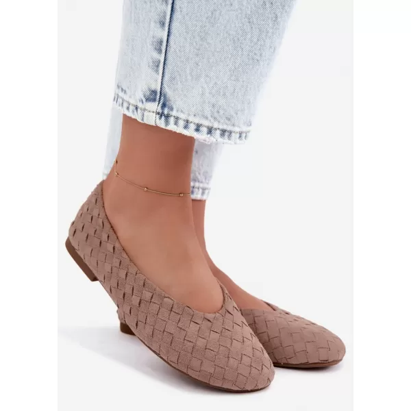  Ženske balerinke BOTO 9867 KAKI 