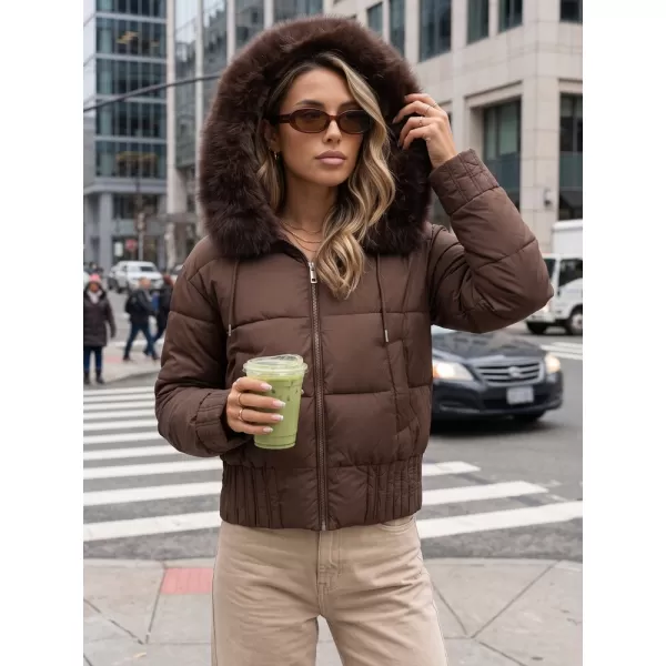  Ženska jakna DSTREET TY5829 RJAVA 