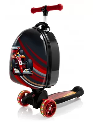 Otroški kovček HEYS TURBO TOTS SCOOTER 13155 DIRKALNI AVTO