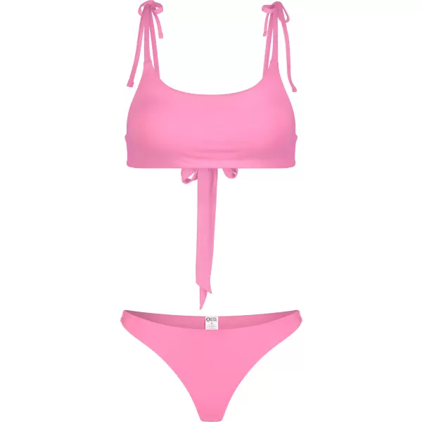  Ženski spodnji del bikinija NORDBLANC GLITZ NBSSS8240 ROZA 