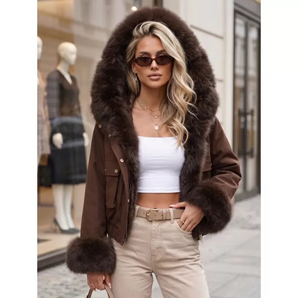  Ženska jakna DSTREET TY5834 RJAVA 