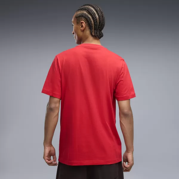  Moška majica s kratkimi rokavi PUMA GRAPHICS BOX TEE 69436611 ZA VSE ČASE RDEČE 