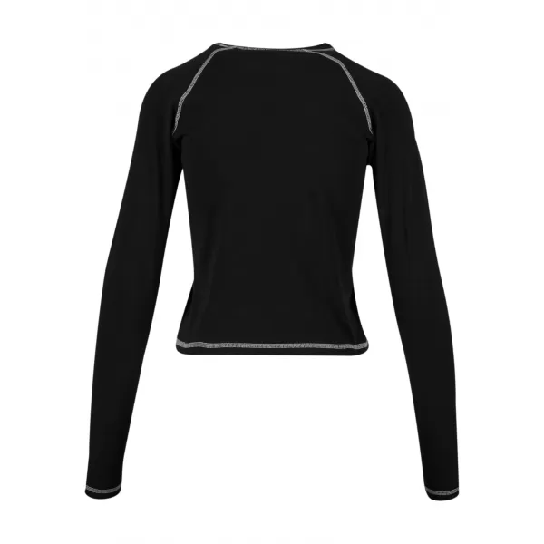  Ženska majica s kratkimi rokavi URBAN CLASSICS TB7730 ČRNA 